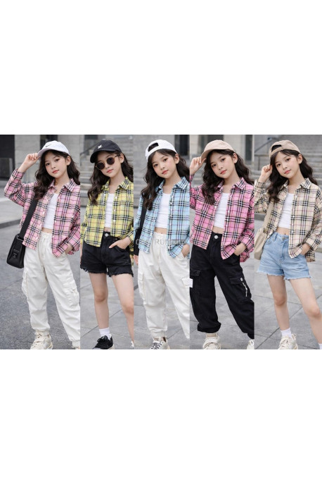 Koszule dziewczęce KOLORY DO WYBORU (4-14) H10A