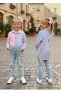 Koszule dziewczęce KOLORY DO WYBORU (4-14) H10A