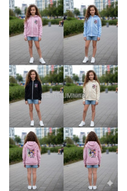 Bluza dziewczęca KOLORY DO WYBORU (4-14) H10A51