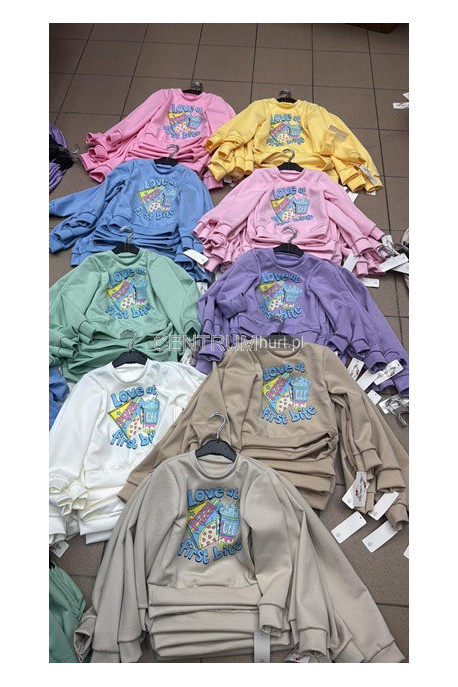 Bluza dziewczęca KOLORY DO WYBORU (4-14) H10A