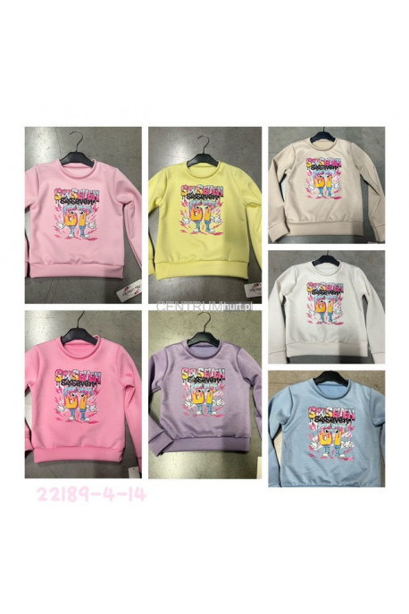 Bluza dziewczęca KOLORY DO WYBORU (4-14) H10A