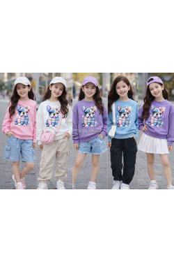 Bluza dziewczęca KOLORY DO WYBORU (4-14) H10A61