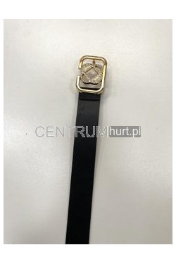 Pasek damski czarny 240268