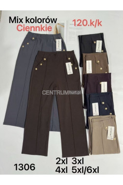Spodnie damskie (2XL-6XL) 1306