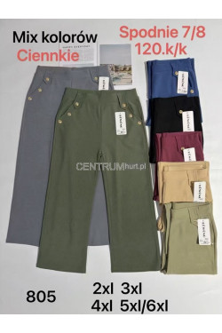 Spodnie damskie (2XL-6XL) 805