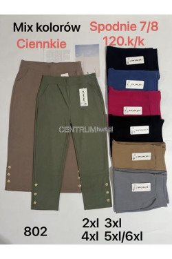 Spodnie damskie (2XL-6XL) 802