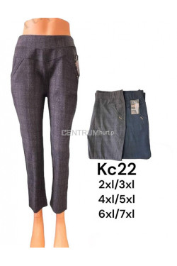 Spodnie damskie (2XL-7XL) KC22