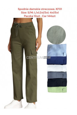 Spodnie damskie (S-5XL) KF01