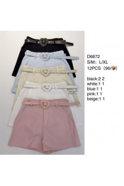 Szorty damskie (S-XL) D6672