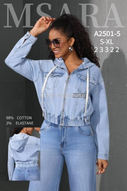 Kurtka jeansowa damska (S-XL) A2501-5