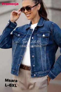 Kurtka jeansowa damska (L-6XL) 5075