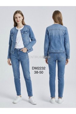 Kurtka jeansowa damska (38-50) DM2232