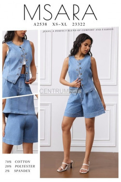 Kurtka jeansowa damska (XS-XL) A2538