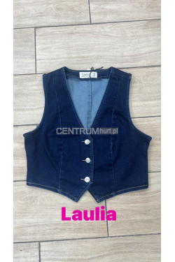 Kamizelka jeansowa damska (XS-XL) 5088