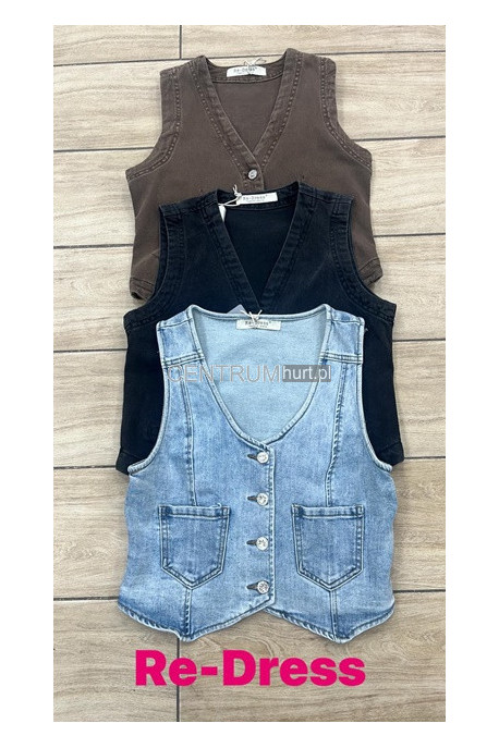 Kamizelka jeansowa damska (XS-XL) 1