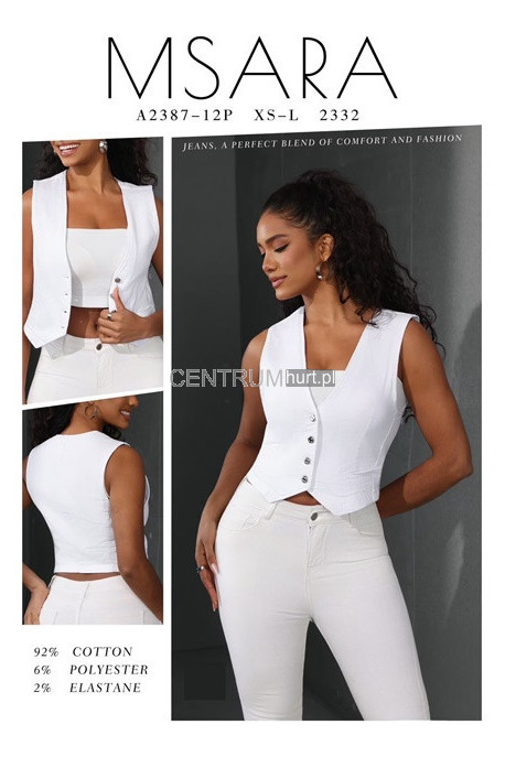 Kamizelka jeansowa damska (XS-XL) 1
