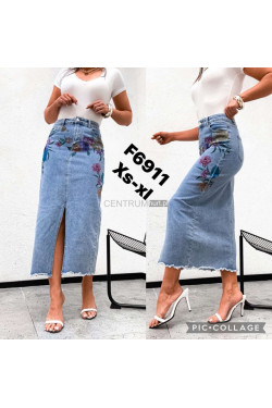 Spódnica jeansowa damska (XS-XL) F6911
