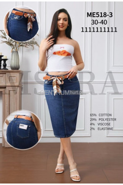 Spódnica jeansowa damska (30-40) ME518-3