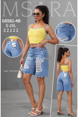 Spodenki jeansowe damskie (S-2XL) G6581-4B