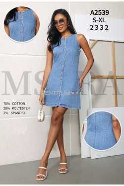 Sukienka jeansowa damska (S-XL) A2539