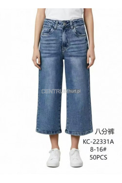Jeansy dziewczęce (8-16) KC-22331A