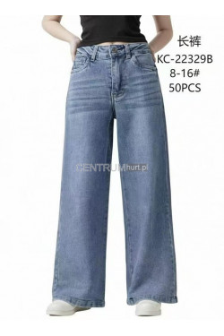 Jeansy dziewczęce (8-16) KC-22329B