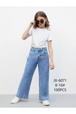Jeansy dziewczęce (8-16) JX-6071