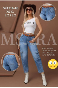 Jeansy damskie (XS-XL) SK1316-4B