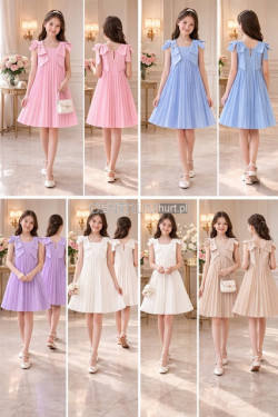 Sukienki dziewczęce (6-16) H10A83