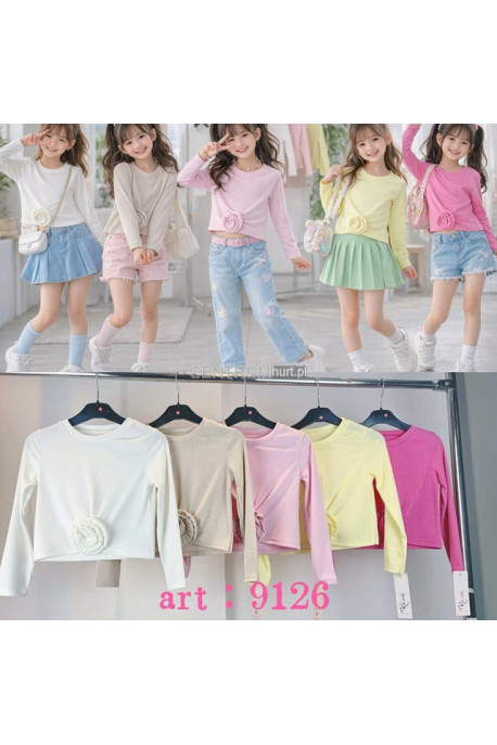 Bluzki dziewczęce (4-14) H10A