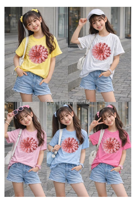 Bluzki dziewczęce (4-14) H10A