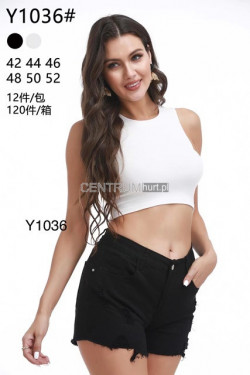 Szorty jeansowe damskie (42-52) Y1036