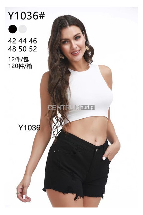 Szorty jeansowe damskie (32-42) 1