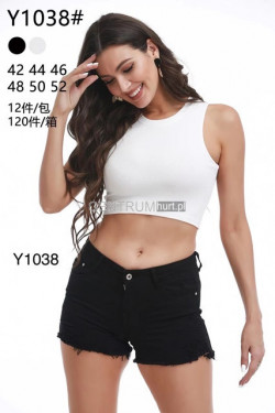 Szorty jeansowe damskie (42-52) Y1038