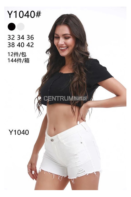 Szorty jeansowe damskie (32-42) 1
