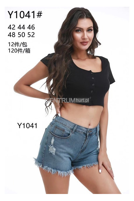 Szorty jeansowe damskie (32-42) 1