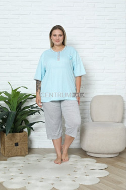 Piżama damska Turecka (XL-5XL) 5719