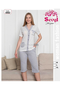 Piżama damska Turecka (M-XL) 4062