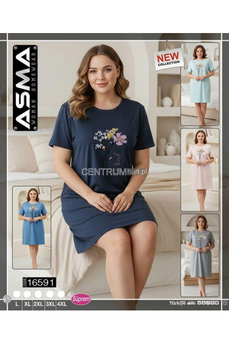 Koszula nocna damska (3XL-5XL) 1