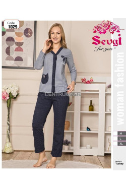 Piżama damska Turecka (M-XL) 1029