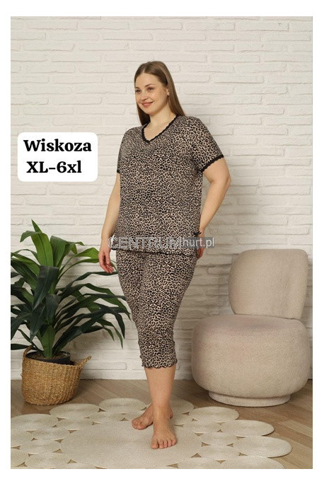 Piżama damska (XL-6XL) 1