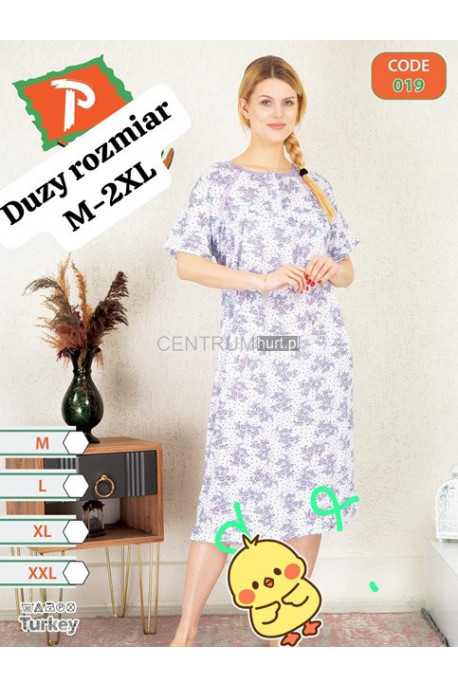 Koszula nocna damska (M-4XL) 1