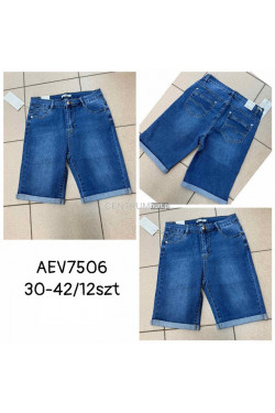 Spodenki jeansowe damskie (30-42) AEV7506