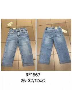 Rybaczki jeansowe damskie (26-32) RP1667