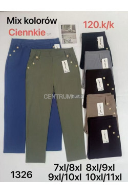 Spodnie damskie (7XL-11XL) 1326