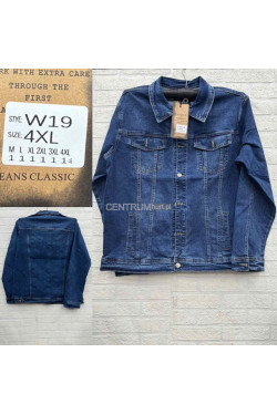 Kurtka jeansowa męska (M-4XL) W19