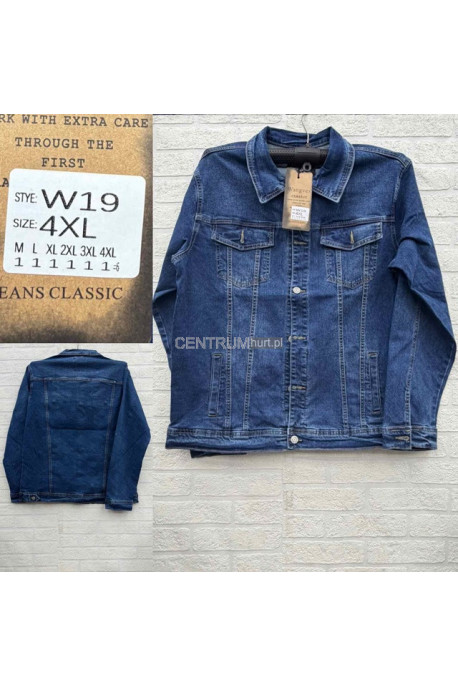 Kurtka jeansowa męska (M-4XL) W2