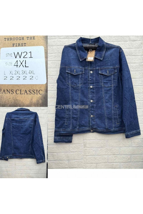 Kurtka jeansowa męska (M-4XL) W2