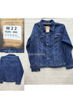 Kurtka jeansowa męska (2XL-6XL) W22