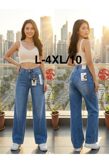 Jeansy damskie (L-4XL) 58